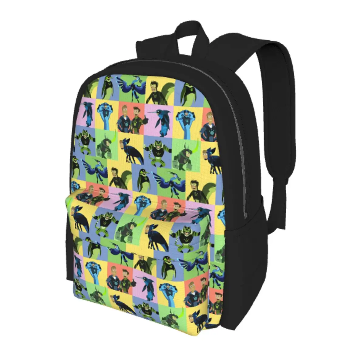 

Wild Kratts Creature Powers Student Backpack School Bag Hiking Travel Daypack for Boys Girls Bookbag Shoulder Bags