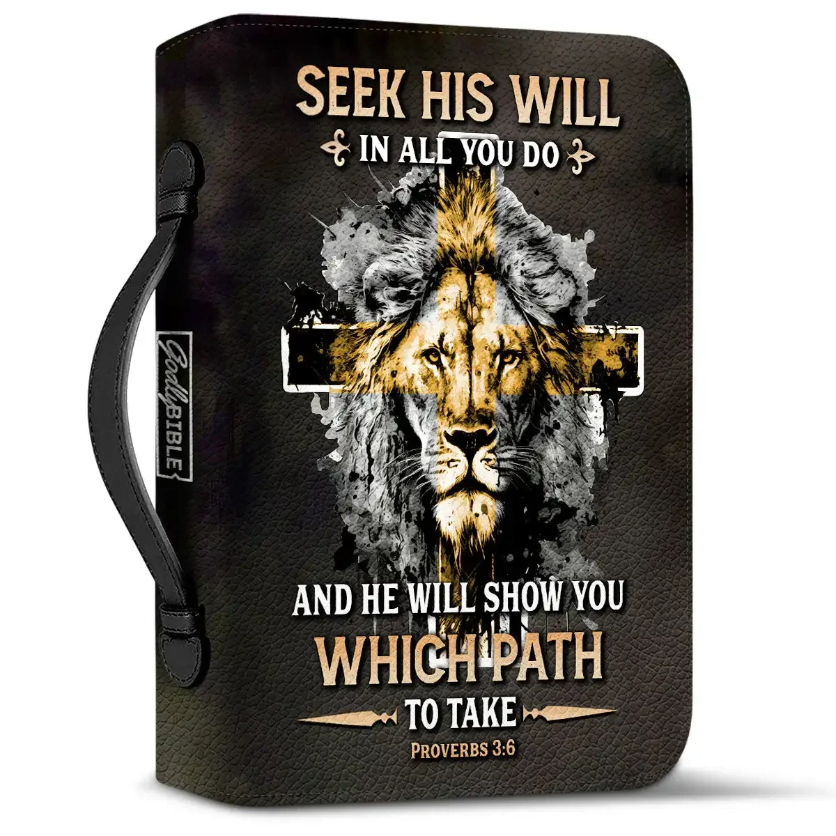 He Will Show You Which Path To Take Proverbs Bible Hymns Bible Cover Personalized Book Protective Case High Quality Bible Bags