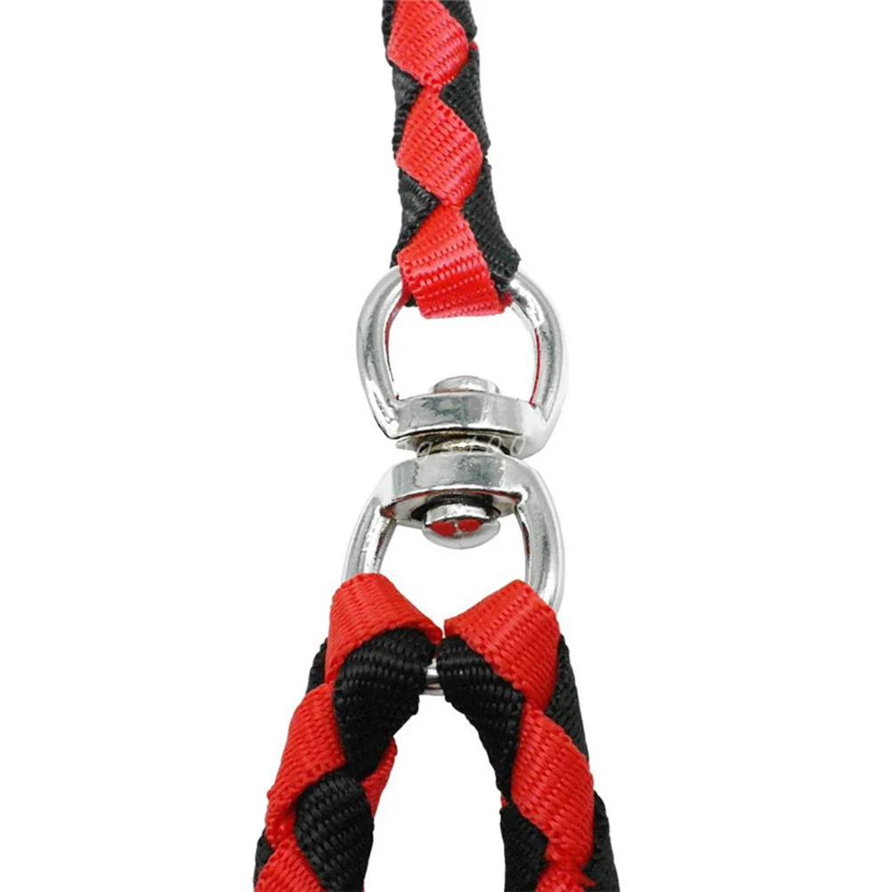 

Dual Dog With Handle For Small Medium Dogs Red Black Strong Durable Sturdy Clasp Heavy Pulling Capacity Comfortable Grip