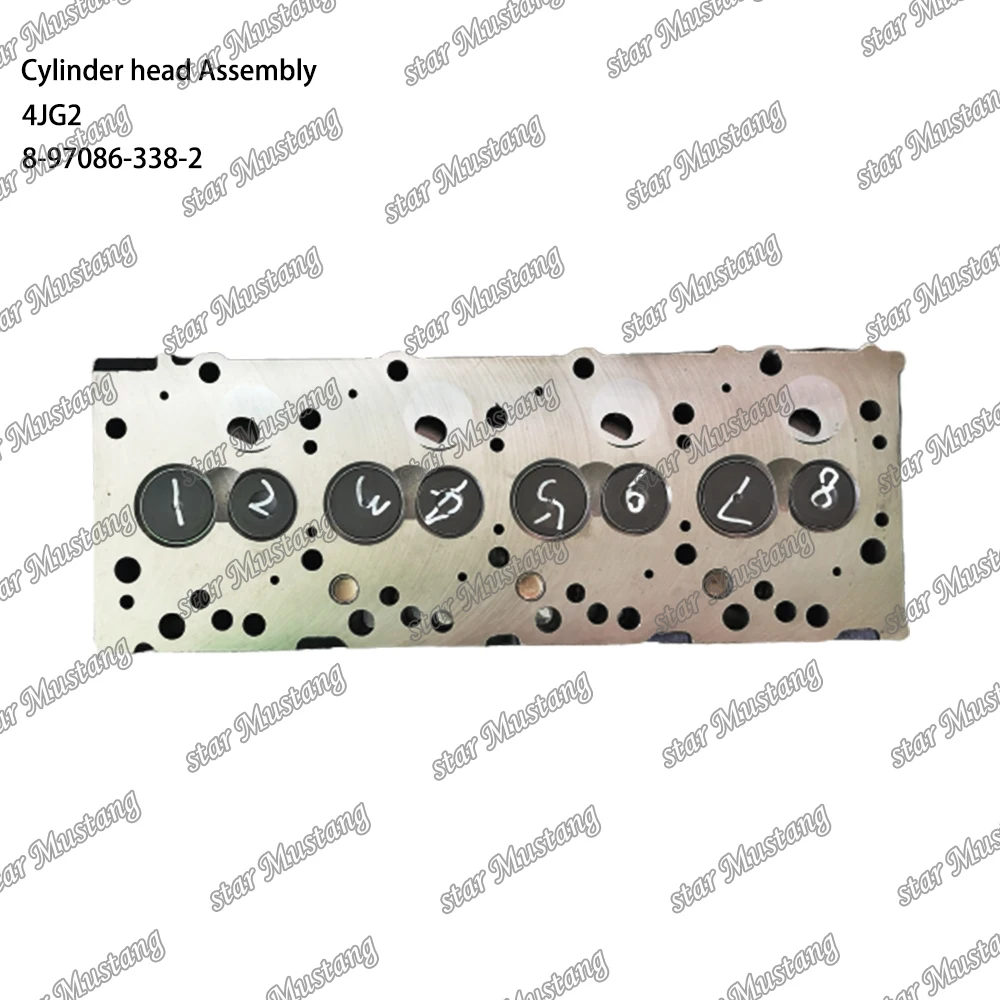 4JG2 Cylinder head assembly 8-97086-338-2 Suitable For Isuzu Engine