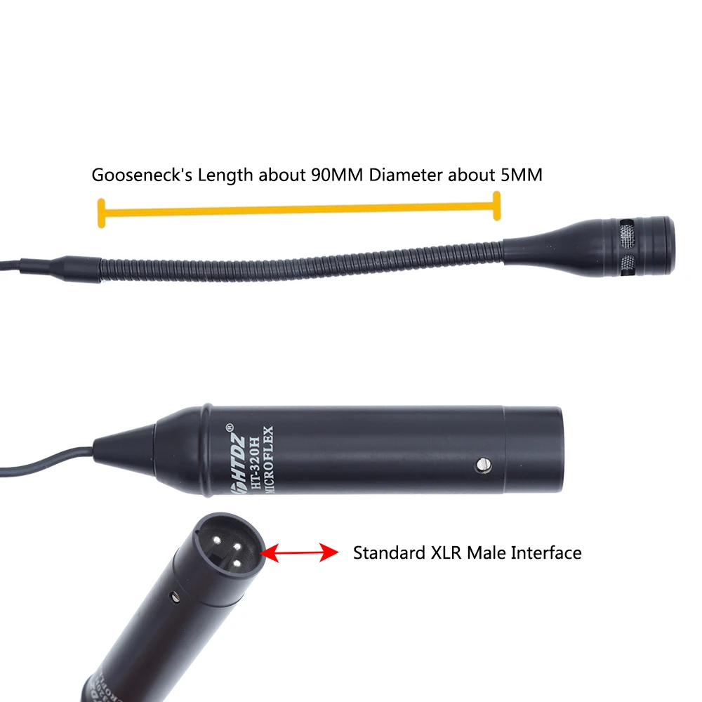 Professional Condenser Microphone System For Musical Instrument Acoustic For Guitar Saxophone Violin Cello Bass Piano Clarinet