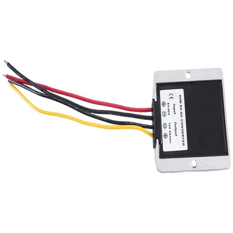 8V-40V To 12V 5A 60W DC DC Converter Stabilizer Step-Down Transformer Booster Regulator Step Up Down Module Power Supply Durable