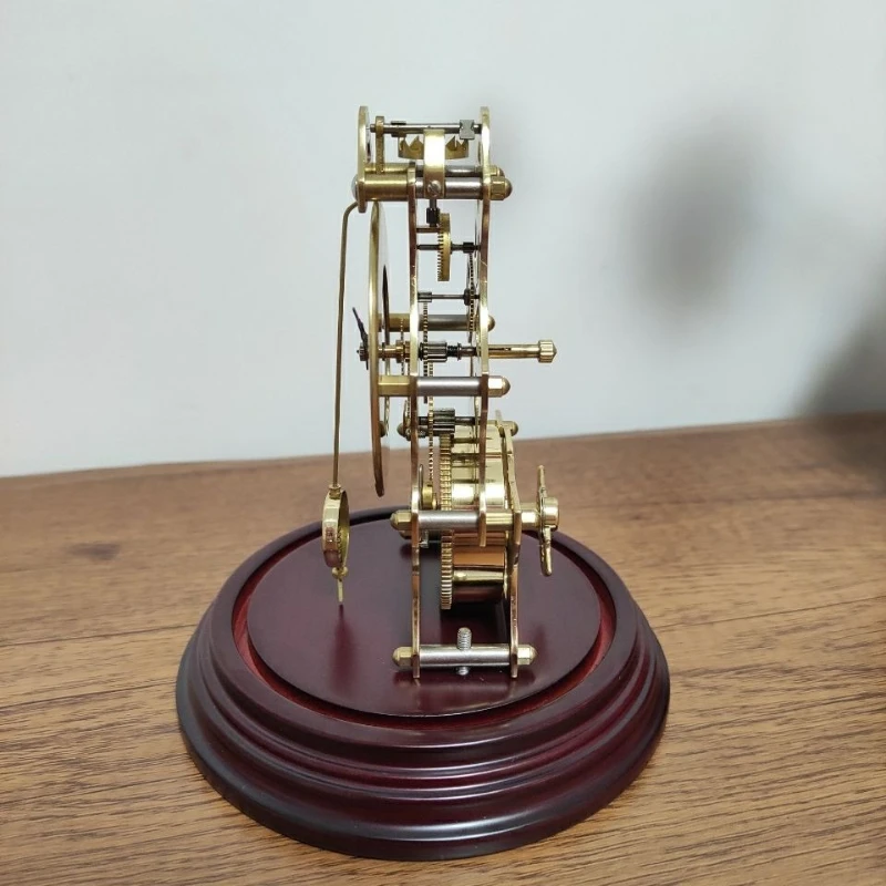 Simple Table Clocks Retro Mechanical Desk Clock Luxury Living Room Copper Desktop Clock Unique Design Decoration Home Ornaments