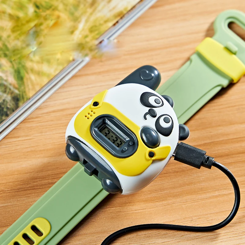 Crianças relógio sem fio walkie-talkie brinquedos eletrônicos 300 metros chamada sem fio walkie-talkie interação pai-filho brinquedo presente