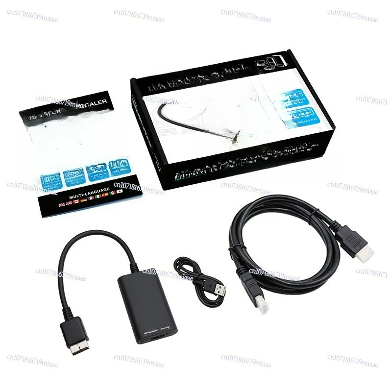 

PS1 PS2 HDMI High-resolution Video Converter RGB-YPbPr 16:9-4:3 Switch HDMI Adapter
