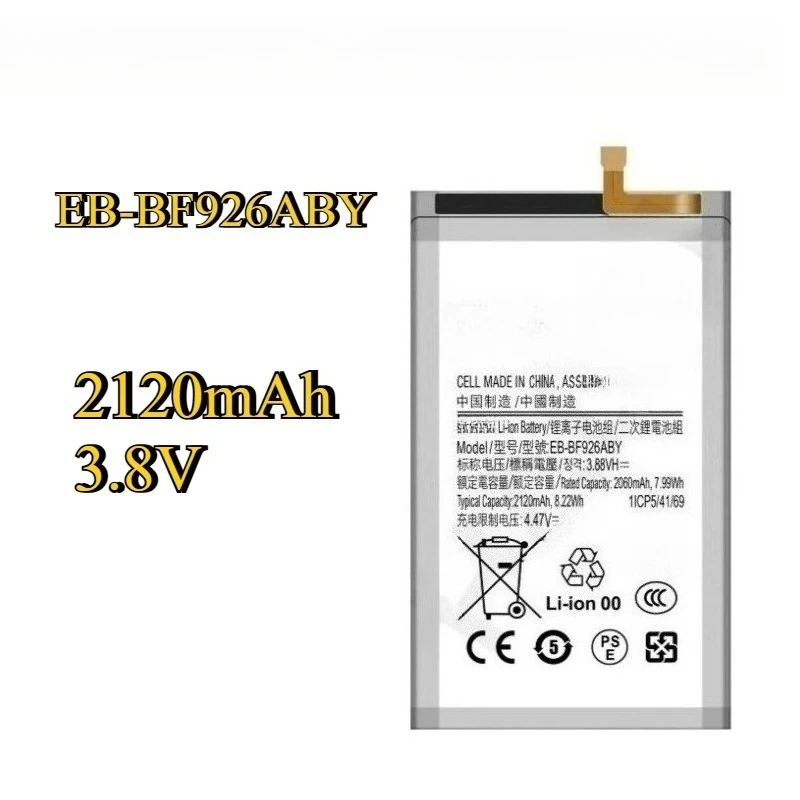 New Replacement Mobile Phone Battery EB-BF926ABY EB-BF927ABY 3.8V For Samsung Galaxy Z Fold 3 5G F927 F926 2000~2500mAh