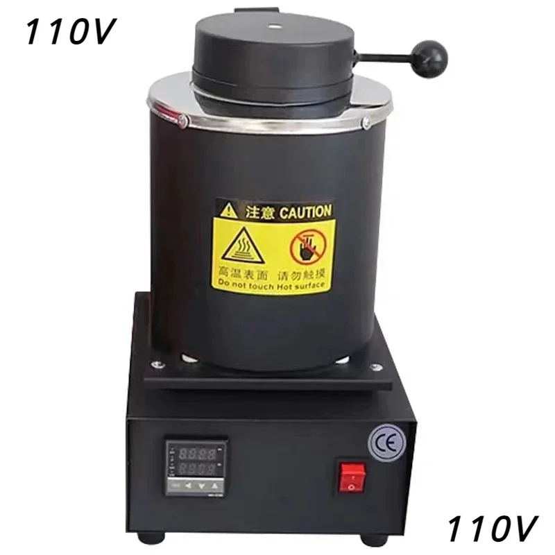 110V Small-scale gold melting furnace can melt gold, silver and copper at high temperature.