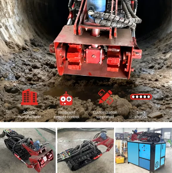Underwater Hull Cleaning Equipment Submersible Dredging Machine with Gearbox High Efficiency Cleaning Robot