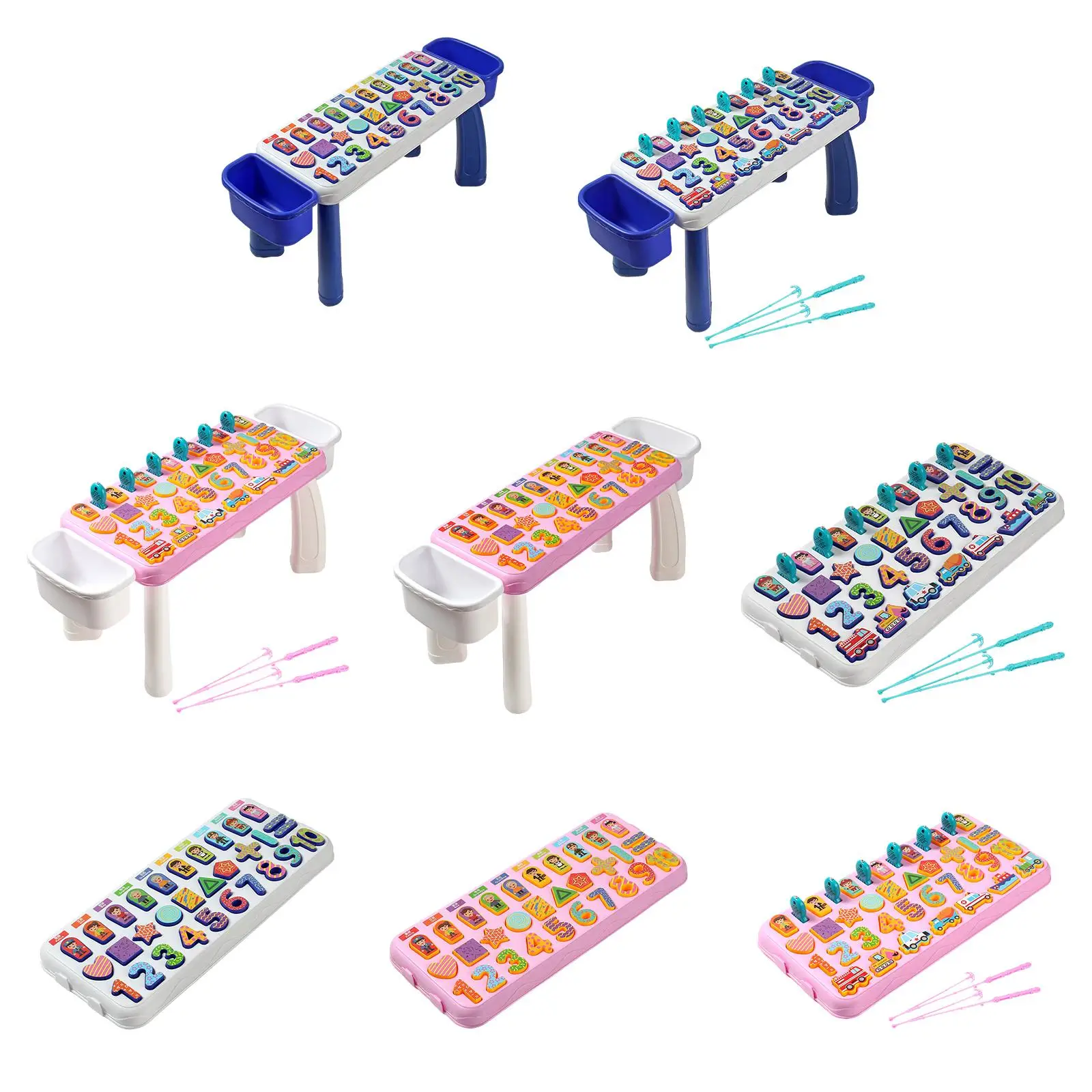 Puzzle Montessori che gioca Gioco di pesca Apprendimento precoce Giocattoli educativi Forma Cognizione Matematica per bambini