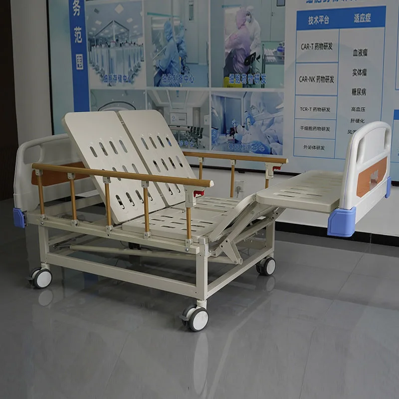 سرير مستشفى لكبار السن مع مرحاض متعدد الوظائف، سرير طبي من الفولاذ عالي الكربون، للاستخدام المنزلي للمريض مع تواليت #4