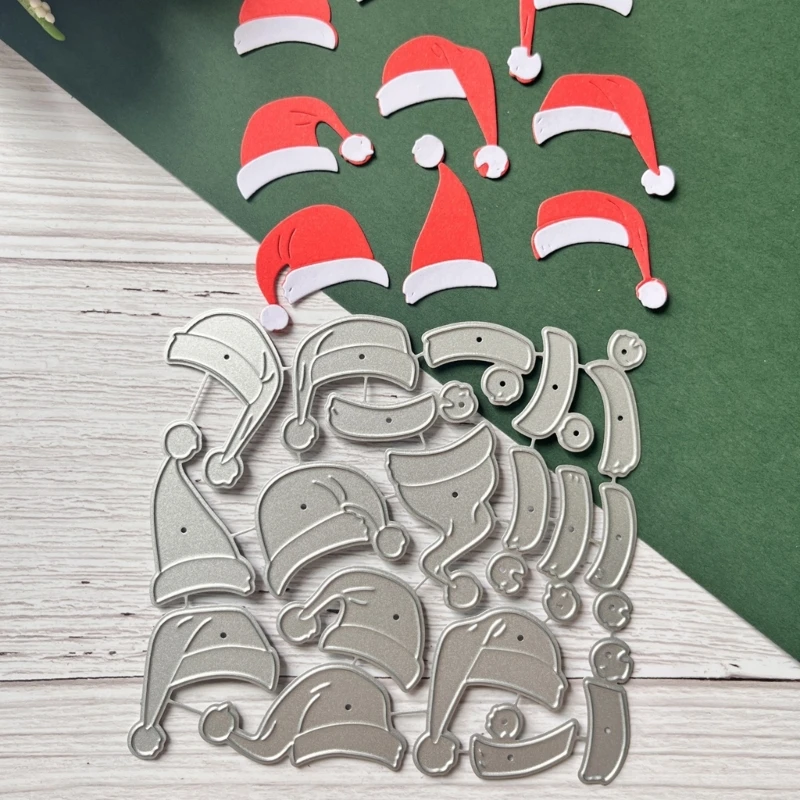 Christmas Hat Metal Cutting Dies DIY Craft Carbon Steel Embossing Template Stencil Scrapbooking for Card Die Cuts Mold