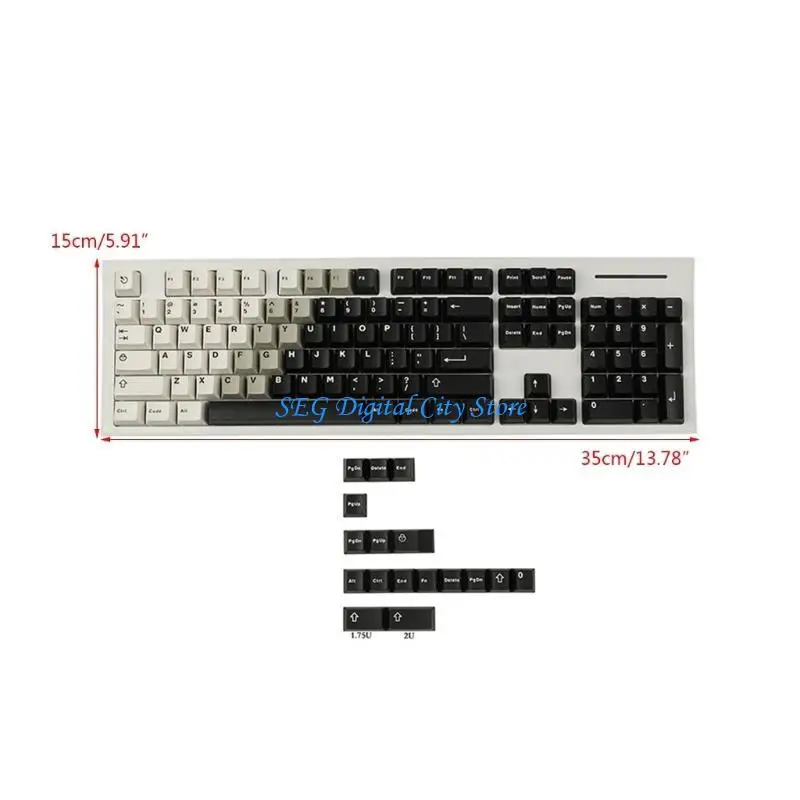 U75B 121 Kluczowe klucze klawiszowe klawiatury Gaming Wysoka twardość Niestandardowe zamienniki klawiszy Keycaps