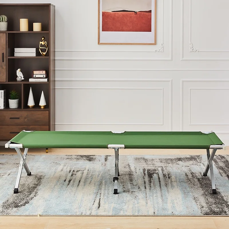 Oxford Cloth Outdoor High Quality Camping Single Bed