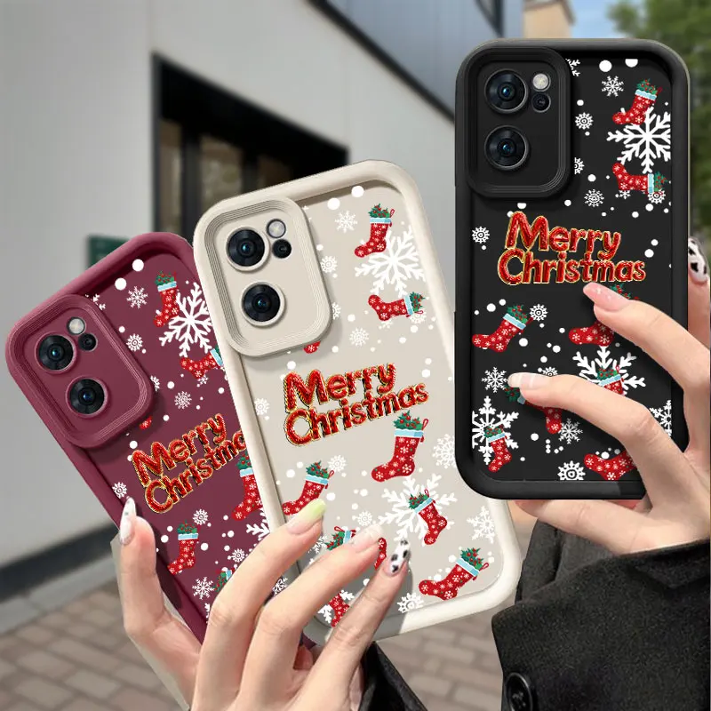 Рождественский чехол для телефона OPPO A3Pro A5 A5X A17 A38 A58 A60 A76 A78 F29 Reno 7 Z 8 T 10 11 11 12 13 14 F PRO Soft Cover Рождественский чехол для телефона OPPO A3Pro A5 A5X A17 A38 A58 A60 A76 A78 F29 Reno 7 Z 8 T 10 11 11 12 13 14 F PRO Soft Cover