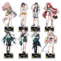 New Hot Game Zenless Zone Zero Alice Yuzuha Yixuan Hugo Vlad Ju Fufu Ellen keychains Acrylic Stand Model cosplay Desk gifts