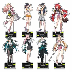 New Hot Game Zenless Zone Zero Alice Yuzuha Yixuan Hugo Vlad Ju Fufu Ellen keychains Acrylic Stand Model cosplay Desk gifts