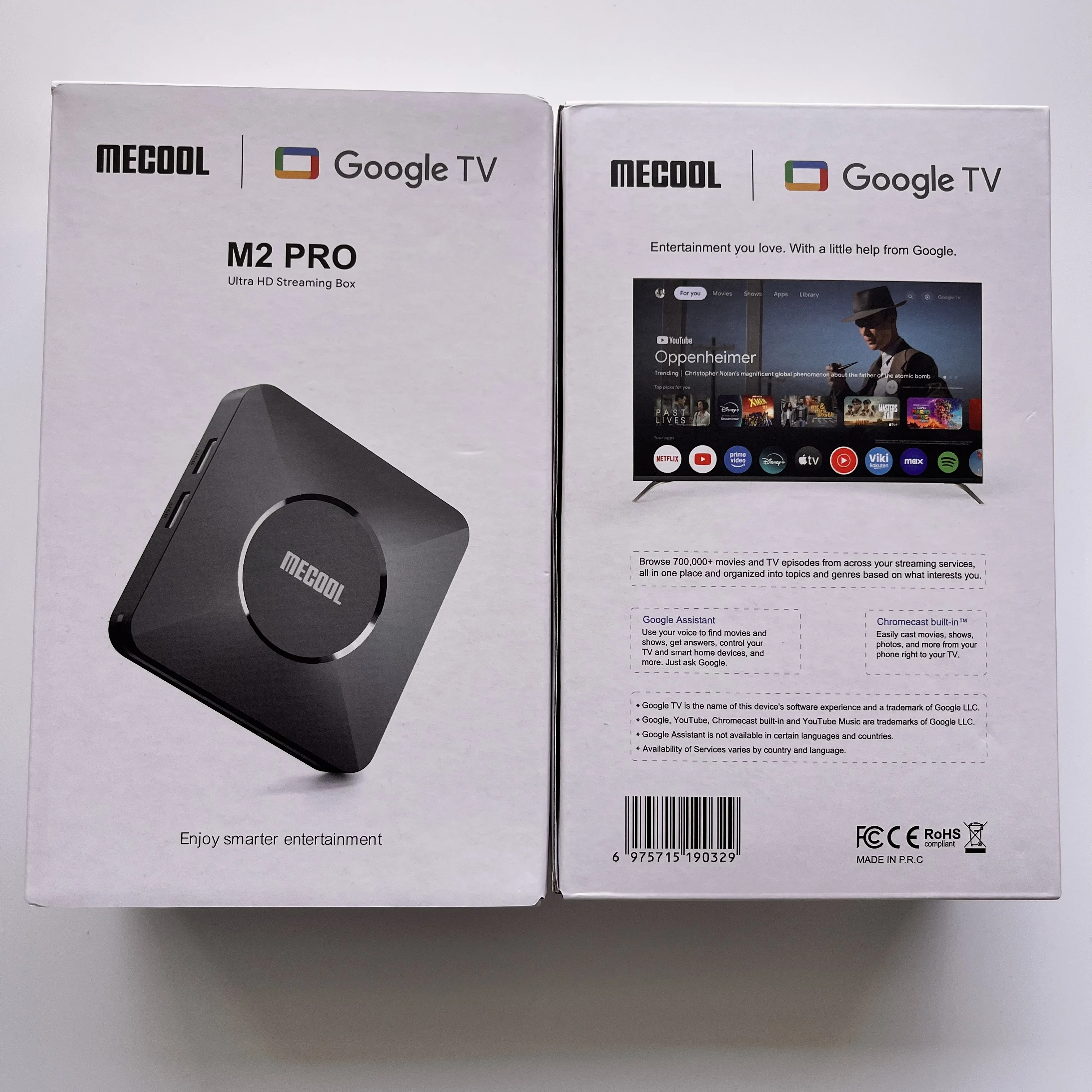 2025 وصول جديد MECOOL Android TV Box M2 PRO Amlogic S905Y4 NETFLIX 4K HDR Google TV Dolby Audio ip TV box الإصدار العالمي