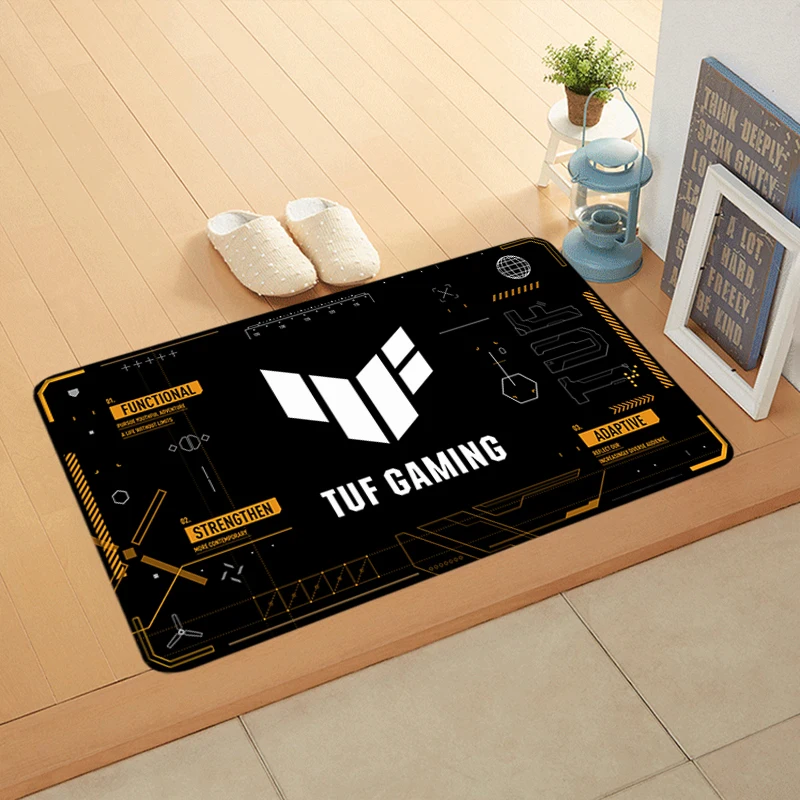 Interior Floor Mat Doormat T-Tuf Non-slip Hallway Gaming Foot Rug for Entryway Kitchen Carpet Bedroom Bedside Mats Home Decor