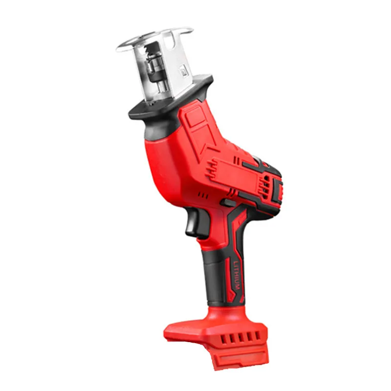 Electric Reciprocating Saw Compatible For Milwaukee 18V Battery Cordless Saber Saw Cutting Wood Metal Pipe Power Tools