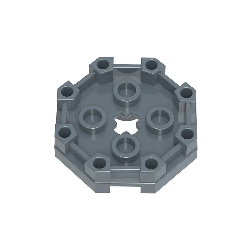 Moc 10 pçs parte tijolos 75937w suporte octogonal placa base bpard blocos de construção conjunto castelo casa partícula crianças presente aniversário