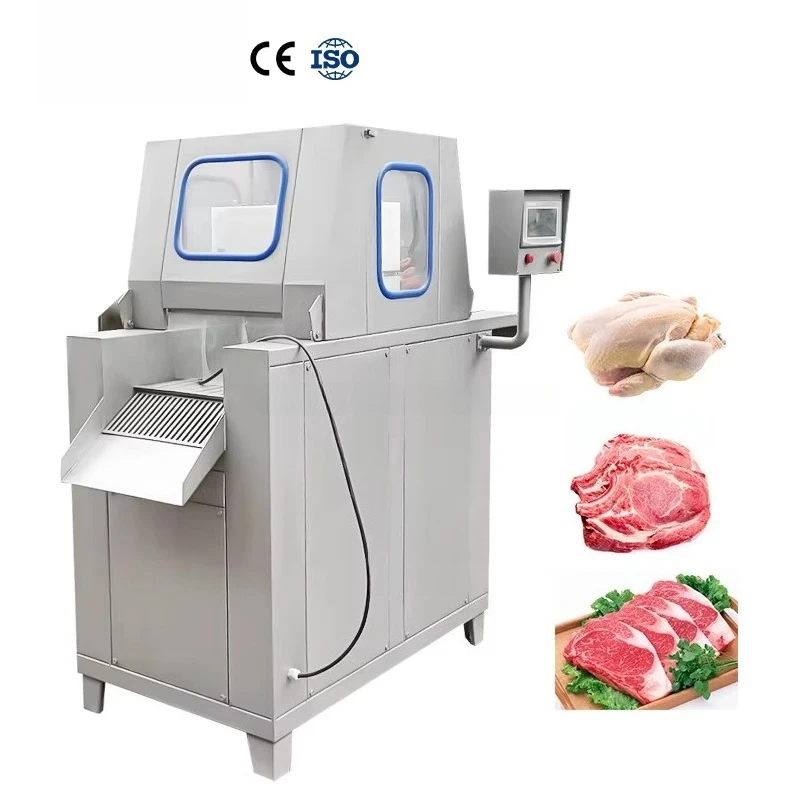 Automatic Saline Water Injector Machine/salt Brine Injection Machine/meat Saline Brine Injector for Sale Customized