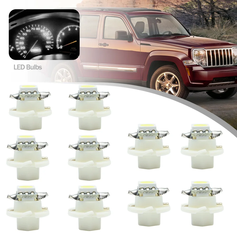 10Pcs Auto Led Bulb…