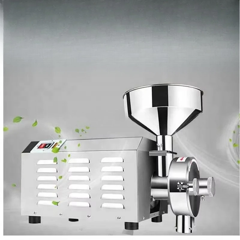 Full Stainless Steel Mini Home Use Grain Rice Flour Mill Grinder Machine Price in Pakistan Dry Beans  Grinding Machine view 4