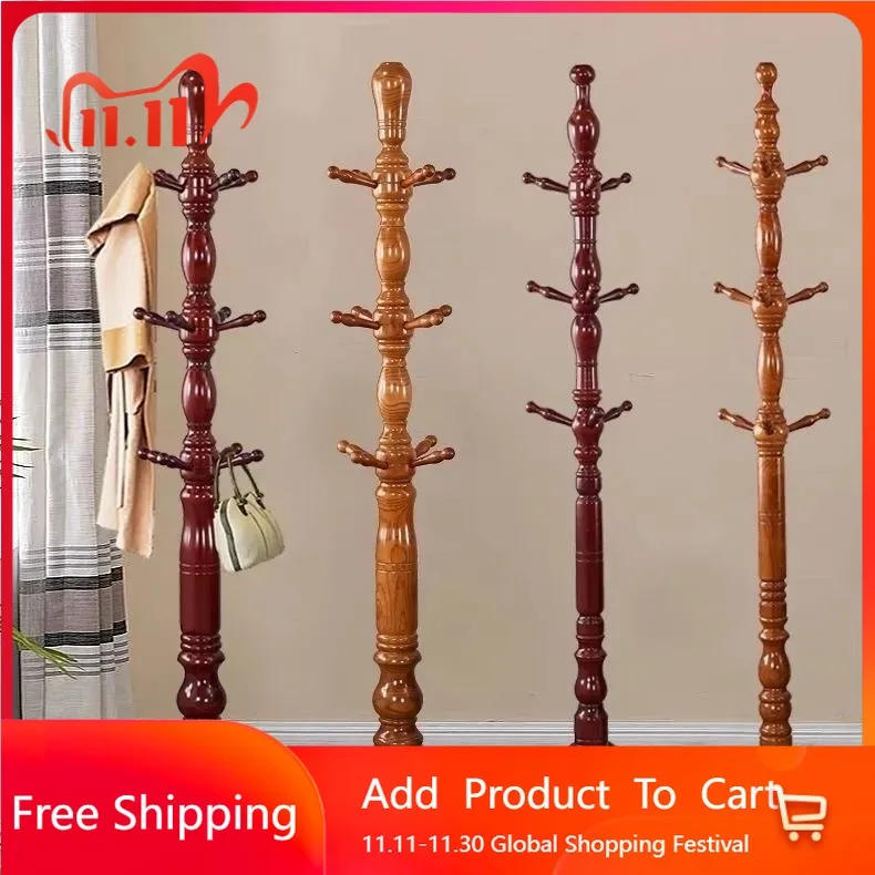 

Wooden Standing Coat Racks Organizer Open Luxury Living Room Minimalist Dress Coat Racks Display Perchero Lounge Suite Furniture