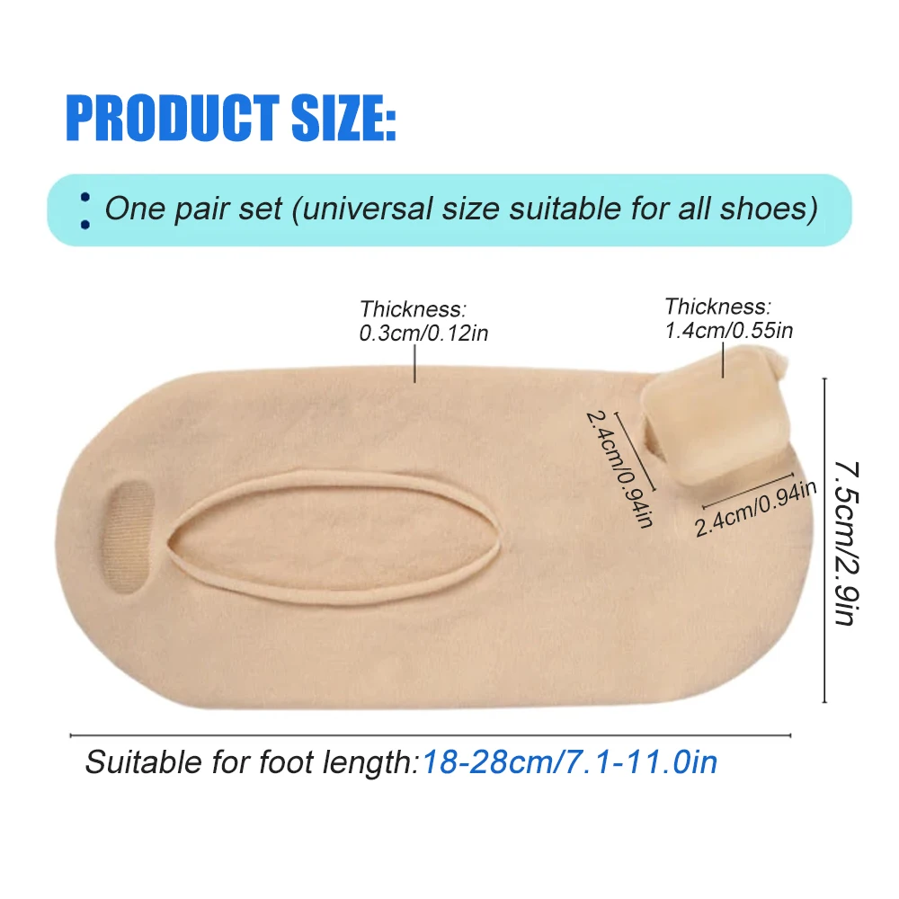 1Pair Big Bone Orthopedic Bunion Correction Pedicure Socks Silicone Hallux Valgus Corrector Braces Toes Separator Feet Care Tool