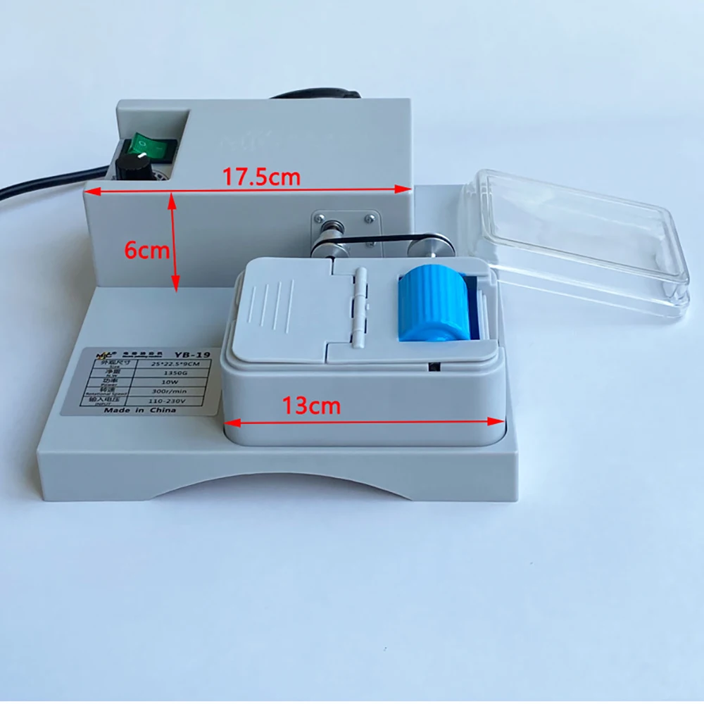 Oliatore elettrico per bordi in pelle oliatura macchina per verniciatura strumenti per artigianato in pelle fai da te scatola per olio staccabile