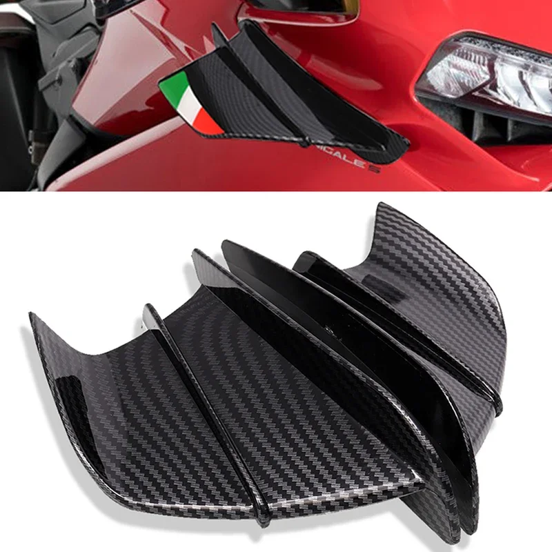 Universal Motorcycle Spoiler Wing Aerodynamic Winglet for Yamaha YZF R1 R6 R25 R7 R3 for BMW S 1000 RR/R for Honda CBR600RR