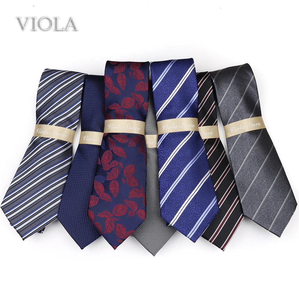 

Fashion Striped Floral Leaf 8cm Necktie Polyester Gentleman Business Party Suit Tuxedo Classic Daily Party Cravat Gift Accessory