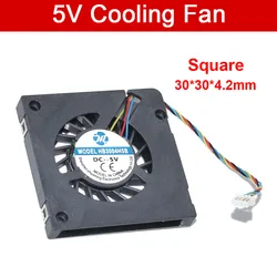 New DC5V HB3004H5S HB3004H5B Cooling For Rotation PWM Hydraulic Turbo Blower 4-PIN UAV 3004 3003 Miniature 30MM Fan