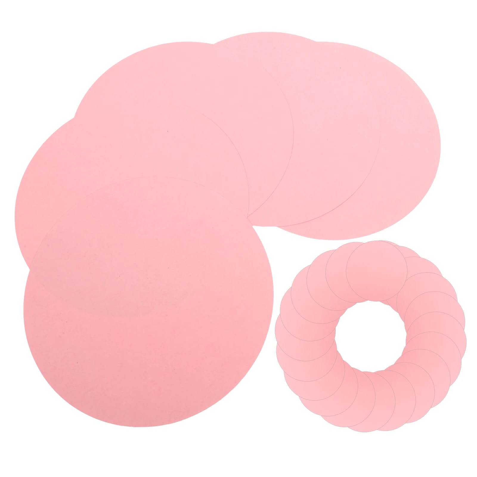 

20 Pcs Round Cardboard Drawing Papers Thick Painting Stock Blank Sheets for Kids Art DIY Watercolor Use Portable Reusable