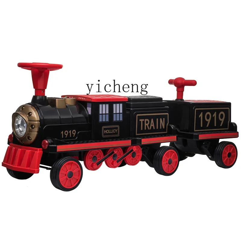 

Tqh Electric Children's Four-Wheel Remote Control Car Can Take Adults and Children Toy Car Baby Baby Car