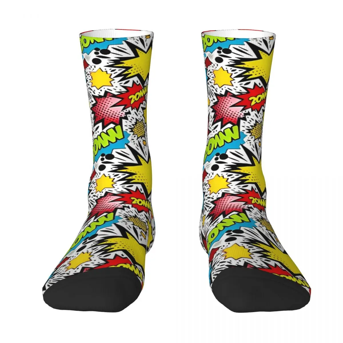 Comic Elements Socks Autumn Stockings Funny Men Medium Soft Socks Custom Running Anti Skid Socks