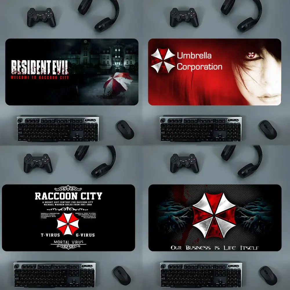 

Evil Resident Terminato Umbrellaes Mouse Pad Gamer Mousepad, 900x400,Deskmat, Computador,Tapete de Mesa,Gaming Mats,PC Acessori