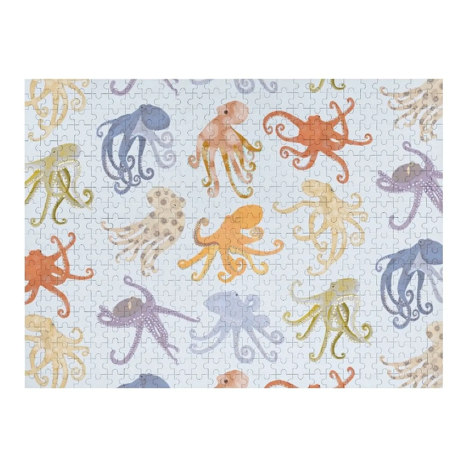 

Octopuses Jigsaw Puzzle Wooden Name Personalized Gift Married Custom Jigsaw Baby Wooden Puzzle