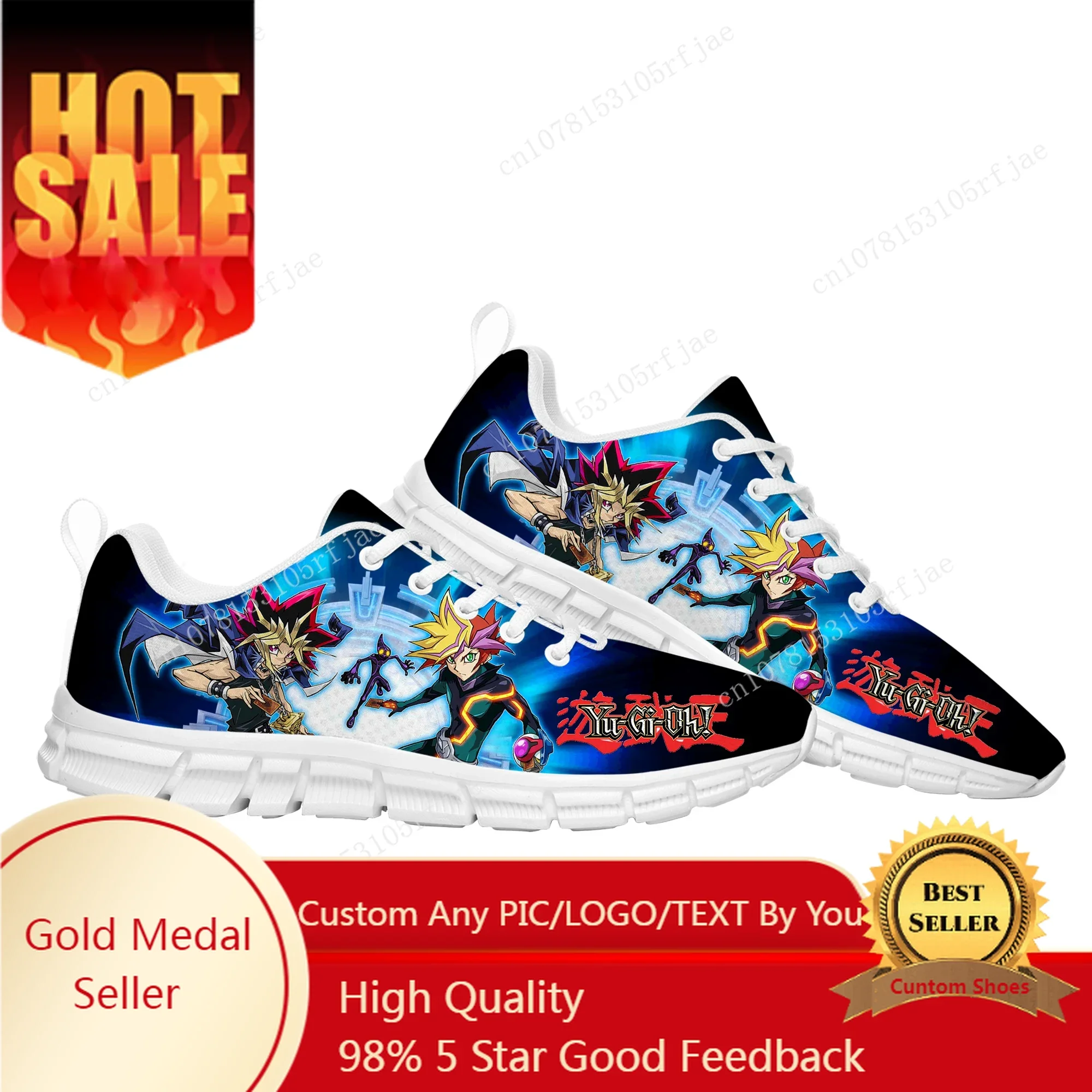 

Yu Gi Oh Sports Custom Shoes Hot Cartoon Game Mens Womens Fashion Sneaker Tailor Made Couple Built Shoes