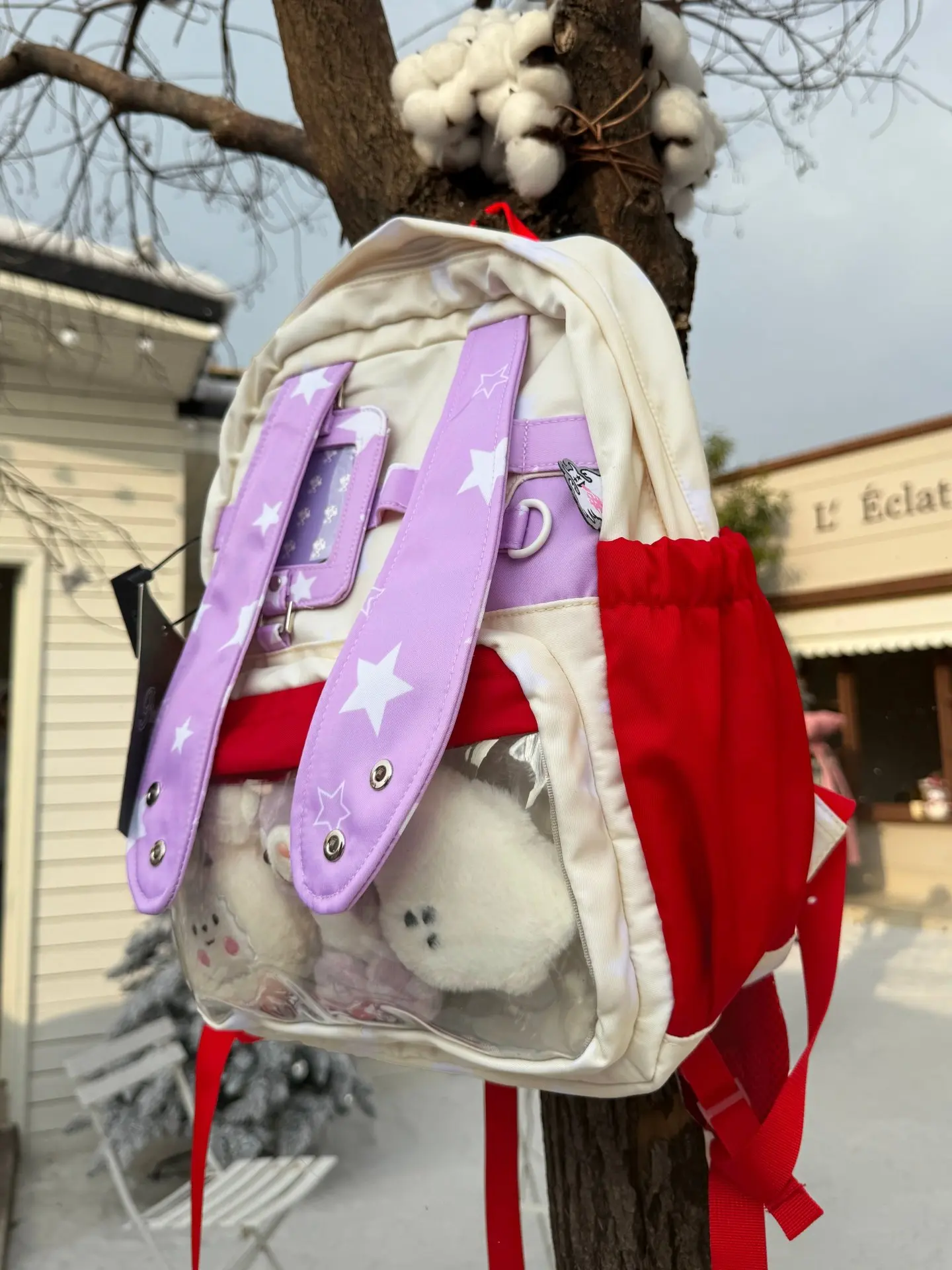 Japanese Original Cute Sweet Cartoon Stars Lop-eared Rabbit Lta Bag Schoolbag Two-dimensional Comic Exhibition Student Backpack