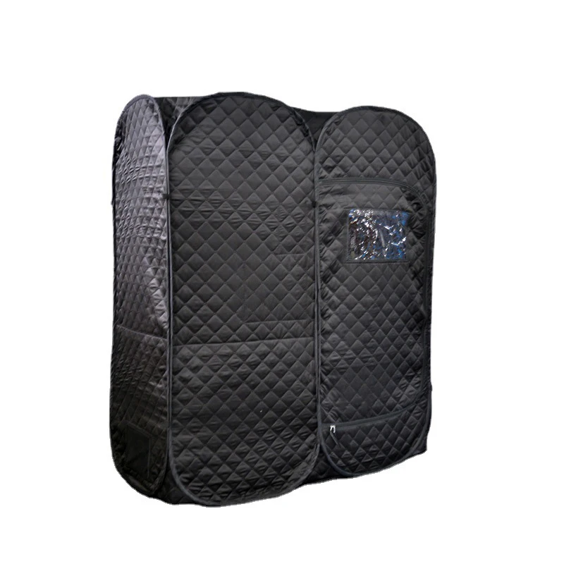 Keep Warm Mobile Sauna Tent And Portable Automatic Black Fishing Sweat Tent With Sauna Stove Sauna Tent Manufacturer