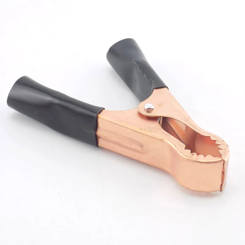 50A 80mm DIY Connector Electric Alligator Clips car Battery Clamps For Car Test Probe Crocodile Clip Electrical Tools