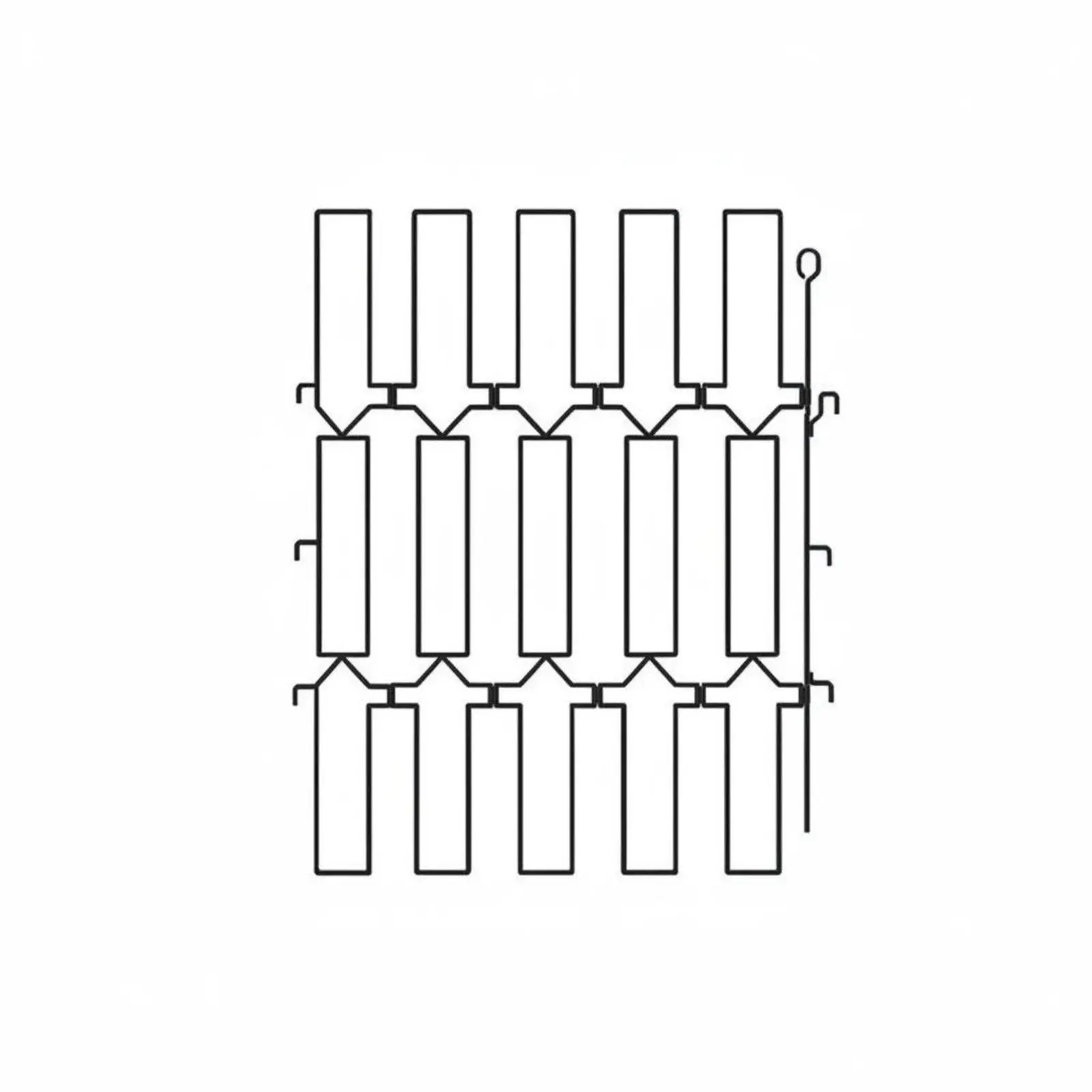 Expandable Barrier Foldable Metal Puppy Door Extendable Pet Safety Fence for Home Stairs Barrier