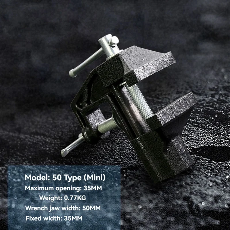 ABBN-Mini Morsa da banco Lavorazione del legno Morsa da tavolo multifunzionale per uso domestico Morsa da banco Strumenti fai da te fatti a mano Morsetti in miniatura