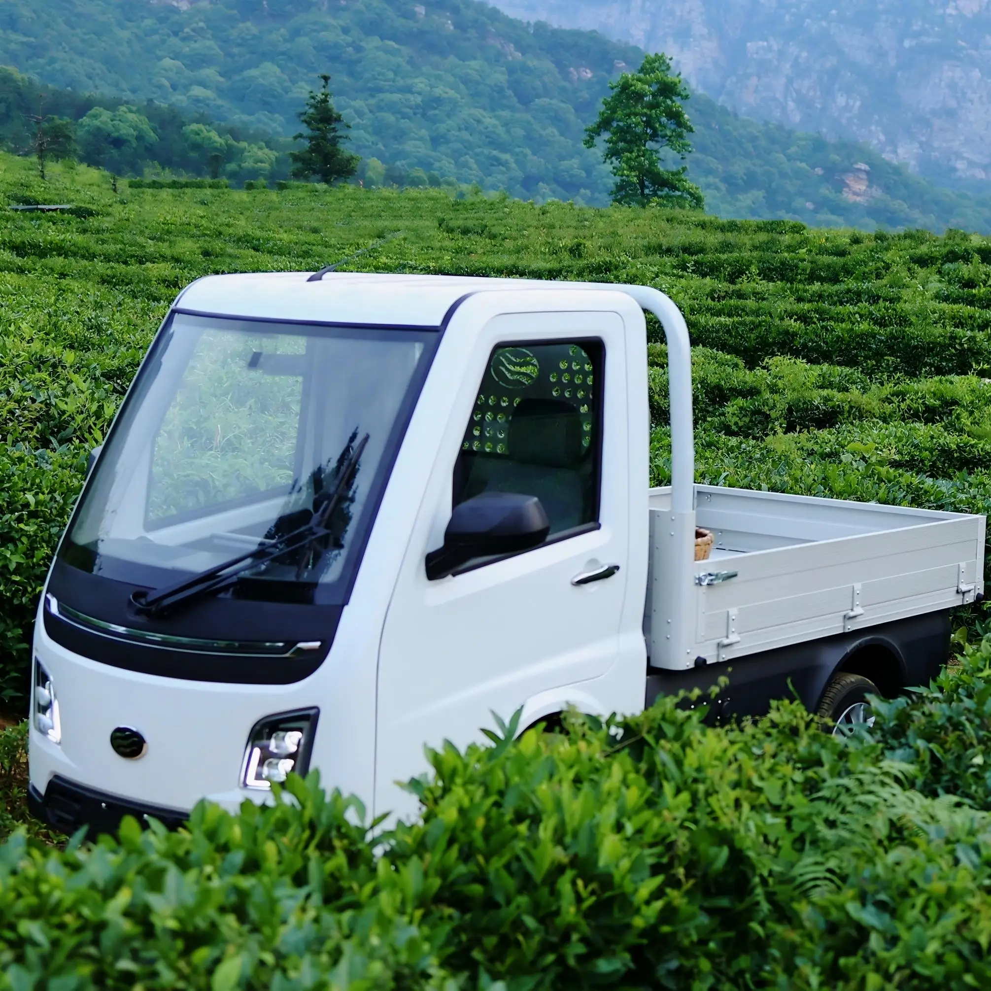 New Last-Mile Delivery Electric Micro Truck Automatic Transmission Mini Truck Chassis Rear Camera Euro 6 Emission Sale