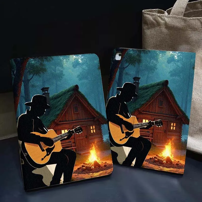 

Starry Night Deer Lake Gift Tablet Case For Apple iPad Air Pro mini 1 2 3 4 5 6 7 8 9 11 M2 M3 M5 M4 5th 6th 7th 10th 11th