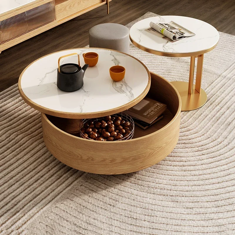 

Чайный столик, ТВ-шкаф, современный простой домашний скандинавский вращающийся чайный столик для маленькой квартиры, гостиной