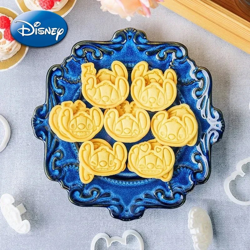 Disney Anime Stitch Cookie Cutter Cute Figure Biscuit Mould Bakery Mold Press Sugar Cake Kitchen DIY Reusable Model Baking Tools