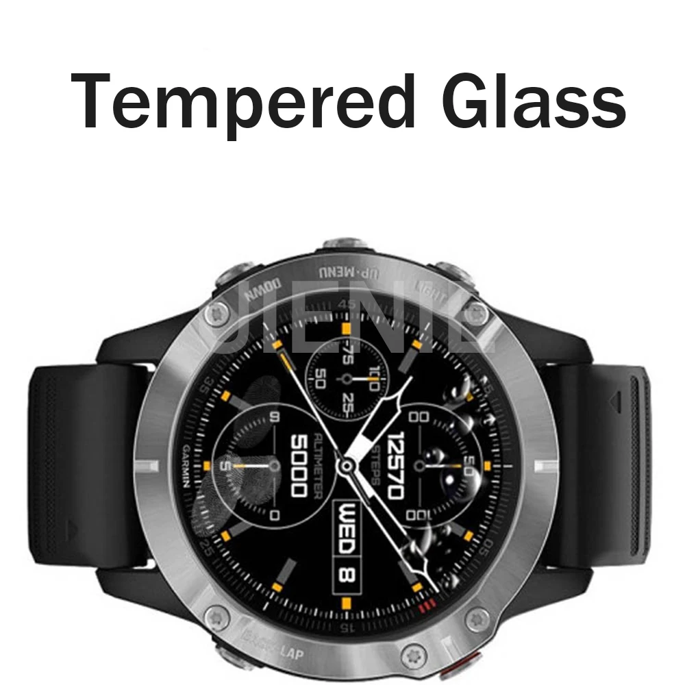 2Pcs 9H Premium Tempered Glass For Garmin Fenix 7S 7 7X 6 5S 5 Smartwatch Screen Anti-scratch Protector Film fenix 7 accessories