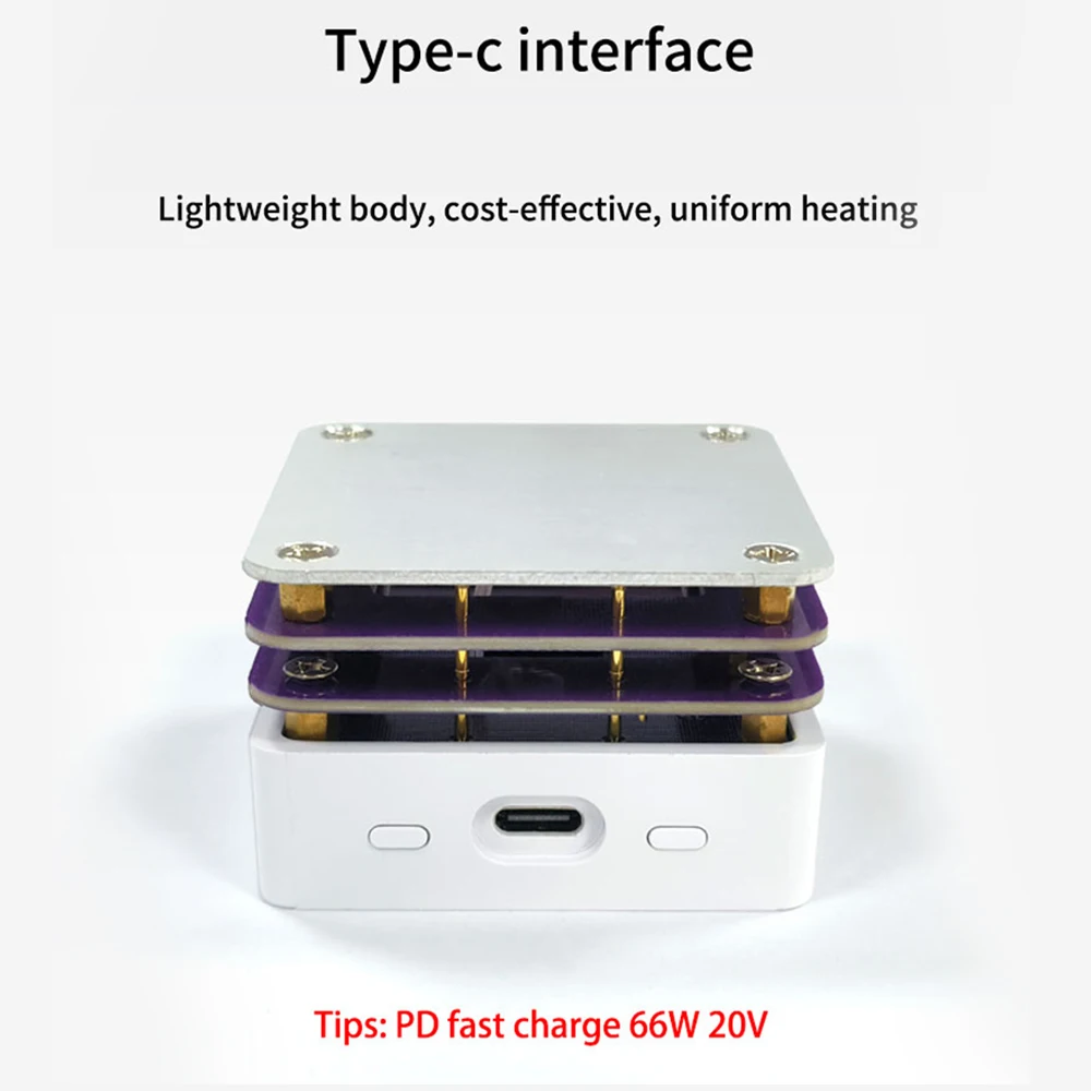 

Паяльная станция G3061 PD65W Mini Hot Plate с цифровым управлением для предварительного нагрева и ремонта печатных плат SMD, нагревательный стол для пайки, инструменты для ремонта